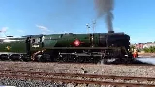 35028 Clanline Farewell. Departs Chester 30/6/15