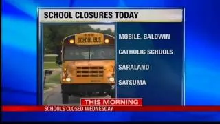 Schools Closed Wednesday