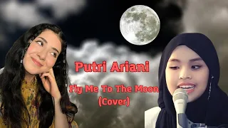 Putri Ariani - Fly Me To The Moon - Frank Sinatra (Cover) | REACTION!