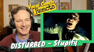 Vocal Coach REACTS - DISTRUBED "Stupify" (Official Music Video)