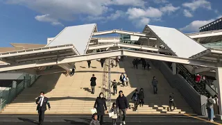 Brand new station in Tokyo "Takanawa gateway station" [4K]