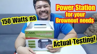 150 Watts NSS Power Station for your Brownout problems! Unboxing and actual Testing