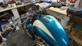 Suzuki Intruder vs1400 Cold Start