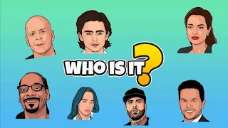 LEVEL 1 -WHO IS IT?? CELEB QUIZ TRIVIA (PICTURES QUIZ CELEBS DRAWING)
