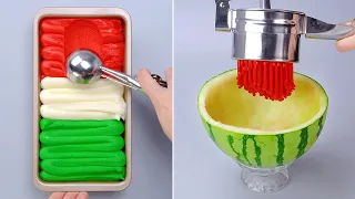 Yummy & Fresh Watermelon Dessert Recipes 🍉 Amazing Fruit Cake Decorating Idea | Perfect Cakes