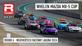 Mazda MX-5 Cup 2024 | Round 6 - WeatherTech Raceway Laguna Seca | Race Highlights