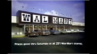 Vintage Wal-Mart Commercial (1979)