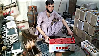 Dead Old Battery Restoration | How to Repair Old Lead Acid Battery Full Making Process with Skill