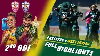 Full Highlights | Pakistan Women vs West Indies Women | 2nd ODI 2024 | PCB | M2F2U