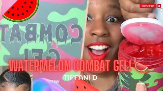 WATERMELON COMBAT GEL ON 4C HAIR! 🍉🍉🍉 (FULL VIDEO) - TIFFANI D