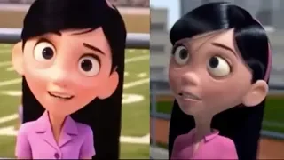 The Incredibles vs. Incredibles 2 - Violet/Tony Scene Comparison