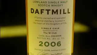 8K Sub Celebration - Daftmill 2006 W Club Single Cask 56.4% - Whisky Wednesday