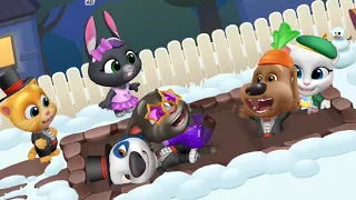 My Talking Tom Friends Talking Ben scared all Friends Gameplay Android ios