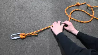 how to make a work positioning lanyard