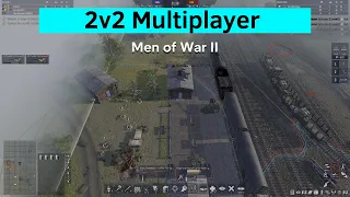 First 2v2 Multiplayer PVP Front Line Men of War 2 Gameplay Playthrough 4k 60fps HDR No Commentary