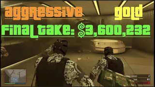 GTA Online Casino Heist Aggressive $3,600,232