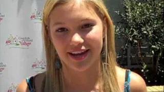 Olivia Holt enjoys "Kickin It" with the guys on the set of her new Disney XD series!