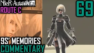 Nier Automata Walkthrough Part 69 - 9S Vs His Memories (Route C)