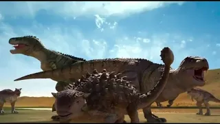 Dino King Journey To Fire Mountain (2017) Carnotaurus Fight Resounded