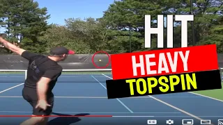 Backhand Lesson: 5 Easy Steps to Hit Heavy Topspin One Handed Backhands