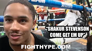 J'HON INGRAM TELLS SHAKUR STEVENSON TO PICK HIS GUY UP AFTER DROPPING RAJON CHANCE IN SPARRING