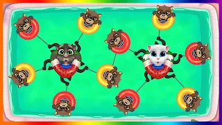 Talking Tom Pool - Pool Party From level 22 to level 35 - Android Gameplay Walkthrough #P2