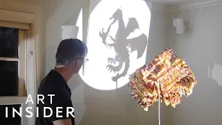 Shadow Art Sculptures Made With Legos