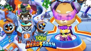 Talking Tom Hero Dash - Run Game #10 - Ginger Vs Raccoon Boss - Android Gameplay