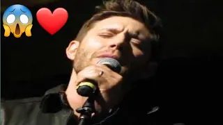 Jensen Ackles singing "Tennessee Whiskey"