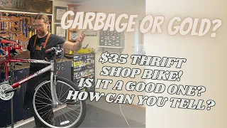 THRIFT SHOP BICYCLE GAMBLE! Was this Mongoose worth saving? Clean, lube and adjust - bicycle tuneup!