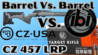 CZ 457 LRP - Barrel VS. Barrel - RWS Target Rifle - 50 Yards