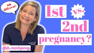 1st vs 2nd pregnancy?! Common differences OBGYN hears from patients