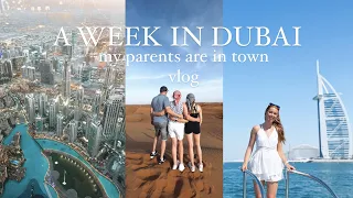 Things To Do in Dubai Vlog - sightseeing, desert safari, yacht brunch, dinner in the burj khalifa