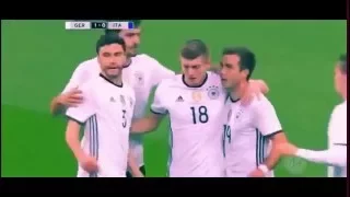Germany vs Italy 2-0 (2016) Toni Kross Amazing Goal