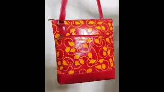 High quality leather sling bag for women II Shantiniketan leather bag II Bengal handicraft