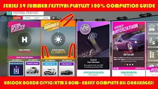 Forza Horizon 4 | How to 100% Complete Summer Series 39 | Championships/Stunts/Photo - Full Guide!