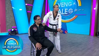 ¡Alfredo Adame nos dio una impresionante clase de defensa personal en VLA! | Venga La Alegría