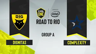 CS:GO - Dignitas vs. Complexity Gaming [Train] Map 1 - ESL One Road to Rio - Group A - EU