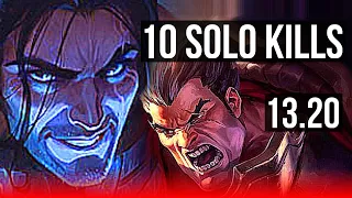 SYLAS vs DARIUS (TOP) | 10 solo kills, 72% winrate, Legendary, 16/4/4 | EUW Diamond | 13.20