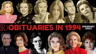 Obituaries in 1994-Famous Celebrities/personalities we've Lost in 1994-EP 1-Remembrance Diaries
