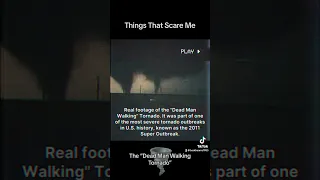 Things that scare me: Dead Man Walking Tornado #scary #horrorshorts #tornado #fypシ #creepy #eerie