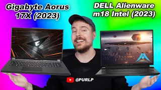 Gigabyte Aorus 17X 2023 vs Dell Alienware m18 Intel Core