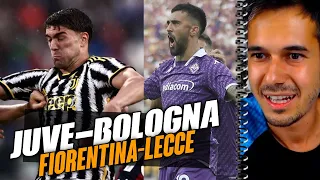 Juventus-Bologna 1-1 + Fiorentina-Lecce 2-2