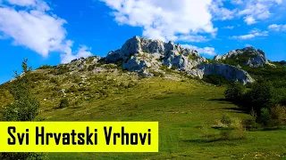 Kiza, Velebit, 1274m - planinarenje [91. VRH iz serijala SVI HRVATSKI VRHOVI] 4K