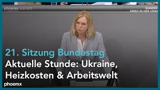 Bundestag (2) | Ukraine, Heizkosten & Arbeitswelt: 21. Sitzung  Bundestag (Teil 2)