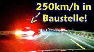 Irrer Baustellen-Raser, Brake-Check und Vollbremsung| DDG Dashcam Germany | #340