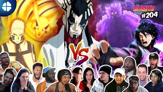 🔥Naruto/Sasuke VS JIGEN 🌎 MEGA Reaction Mashup 🔥 | Boruto 204 🇯🇵 [ボルト -- 海外の反応]