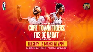 FUS Rabat (Morocco) v Cape Town Tigers (South Africa) - Full Game - #BAL4 - Kalahari Conference