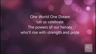 The Miss World Theme song , " Light the passion , share the dream "