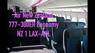 TRIPREPORT | Air New Zealand 777-300ER NZ 1 LAX-AKL | ECONOMY